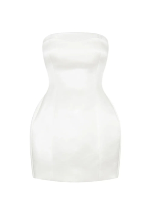 Nicholas Kaline strapless mini dress - White