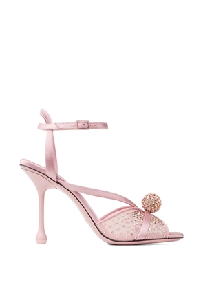Jimmy Choo Sarai upper-embellishment strappy sandals - Pink