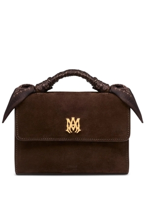 AMIRI logo handle micro bag - Brown