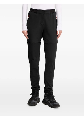 Salewa logo-print performance trousers - Black