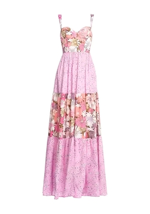 Agua By Agua Bendita Alanifloral maxi dress - Pink