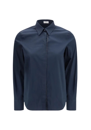 Brunello Cucinelli chain-trim shirt - Blue