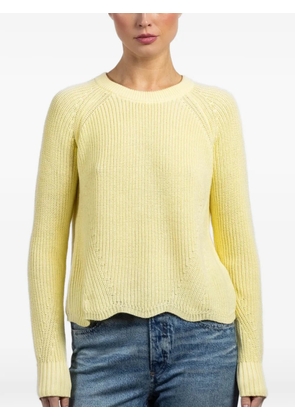 Autumn Cashmere round-neck sweater - Yellow