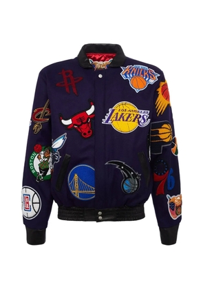 Jeff Hamilton NBA Collage bomber jacket - Purple