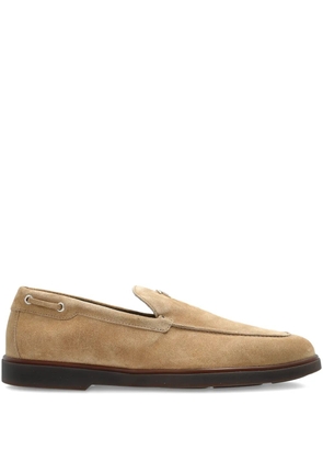 Giuseppe Zanotti suede loafers - Brown