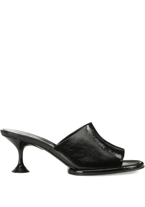 Sergio Rossi 60mm Orb leather mules - Black