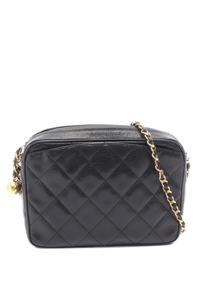 CHANEL Pre-Owned 1991-1994 caviar leather shoulder bag - Black
