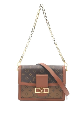 Louis Vuitton Pre-Owned Dauphine MM Monogram reverse chain shoulder bag - Brown