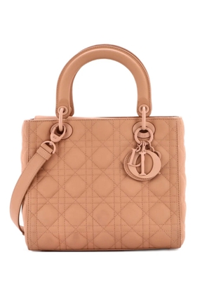 Christian Dior Pre-Owned Ultra Matte Lady Dior Bag Cannage Quilt Calfskin Medium satchel - Neutrals