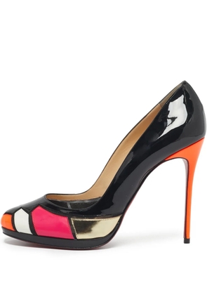 Christian Louboutin Pre-Owned Astrogirl patch-work pumps - Black