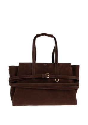 Moschino Tie Me tote bag - Brown
