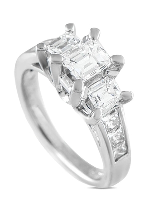 LB Exclusive platinum diamond ring - Silver