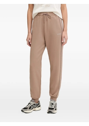 GUESS USA logo-embroidered track pants - Neutrals