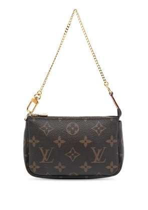 Louis Vuitton Pre-Owned 2016 Monogram Mini Pochette Accessoires handbag - Brown