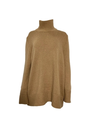 The Row Pre-Owned Hepny turtleneck jumper - Brown