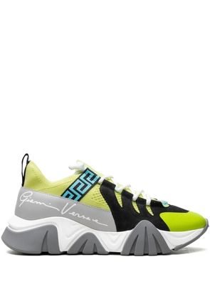 Versace Squalo 'Neon Green/Black/Aqua' sneakers - Grey