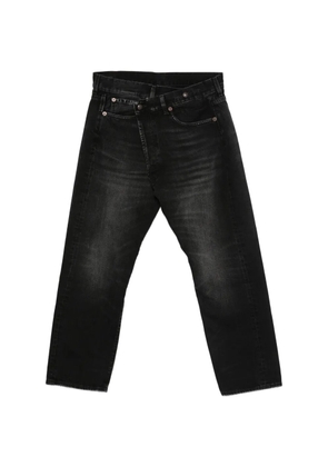 R13 Crossover belt-loop jeans - Black
