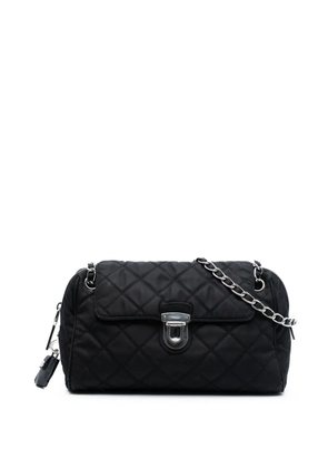 Prada Pre-Owned 2000-2025 Impuntu Tessuto Chain crossbody bag - Black