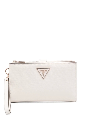 GUESS USA logo-plaque wallet - Neutrals