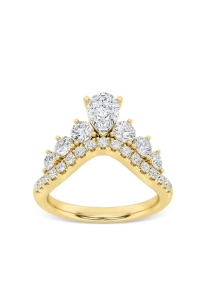 Tilla 14K yellow gold lab-grown diamond ring