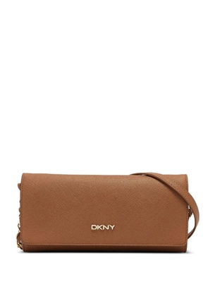 DKNY Vintage Pre-owned leather shoulder bag - Brown