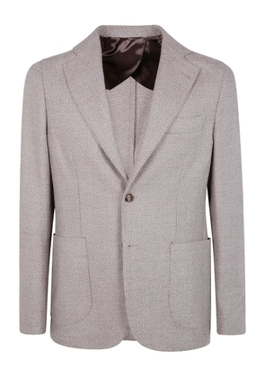 Barba Bactive Mono textured blazer - Neutrals