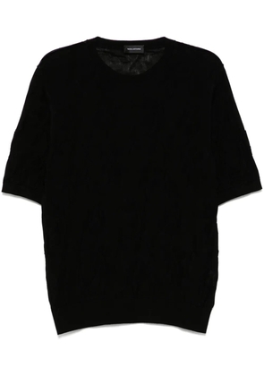 Tagliatore knitted T-shirt - Black