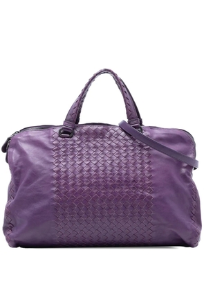 Bottega Veneta Pre-Owned 2012-2025 Large Nappa Intrecciato Leggero satchel - Purple