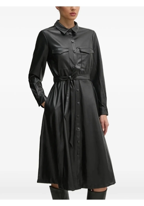 OUI belted midi dress - Black