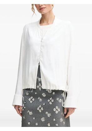 BOSS drawstring cuff jacket - White