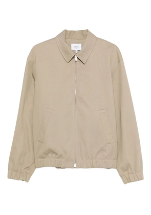 Maison Kitsuné zip-up bomber jacket - Neutrals