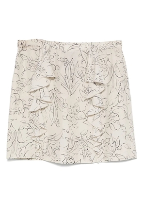 Marni Pre-Owned 2010s silk skirt - Neutrals