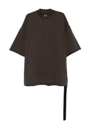 Rick Owens DRKSHDW raw-edge T-shirt - Brown