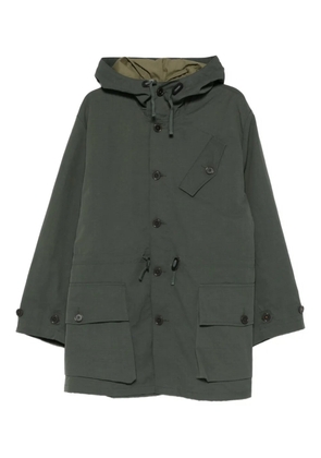 Universal Works hooded coat - Green