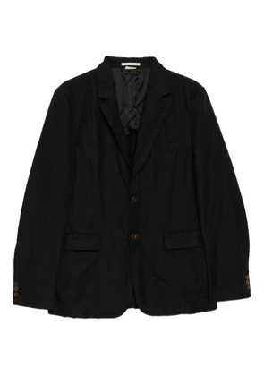 Comme des Garçons Homme Plus buttoned blazer - Black
