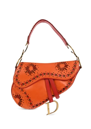 Christian Dior Pre-Owned 2002 cut-out saddle bag - Orange