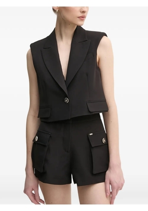 Gaudi cropped vest - Black