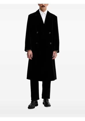 HUGO Menci2541 double-breasted coat - Black