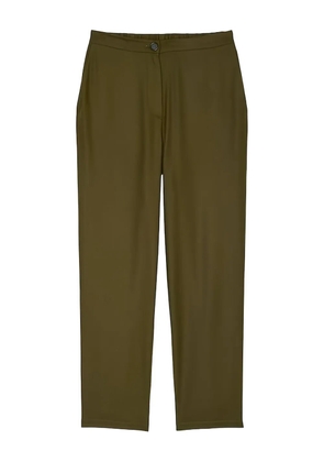 Marc O'Polo tailored high-waisted trousers - Green