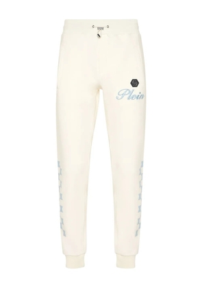 Philipp Plein logo-patch track pants - Neutrals