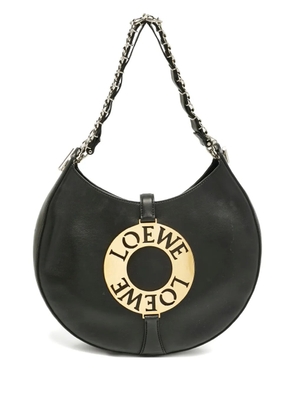 Loewe Pre-Owned 2016 Joyce Hobo leather shoulder bag - Black