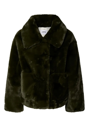 Jakke patch-pockets faux-fur coat - Green