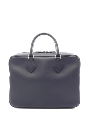Hermès Pre-Owned 2024 Plume briefcase bag - Blue