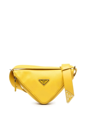 Prada Pre-Owned 2013-2025 Saffiano Triangle Convertible shoulder bag - Yellow