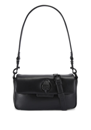 Kurt Geiger London mini crystal eagle leather oxford cross body bag - Black