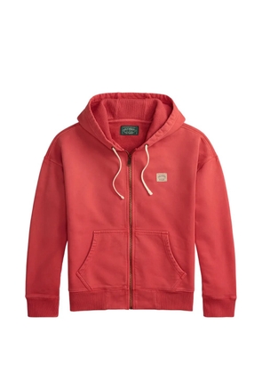 Polo Ralph Lauren logo-patch hoodie - Red