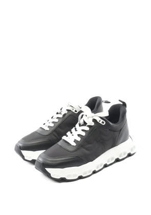 Hermès Pre-Owned Impulse lace-up leather sneakers - Black