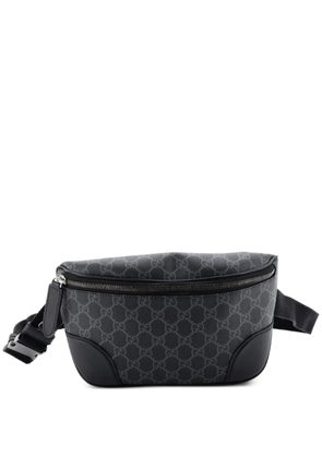 Gucci Pre-Owned GG Emblem GG Coated Canvas Medium belt bag - Black