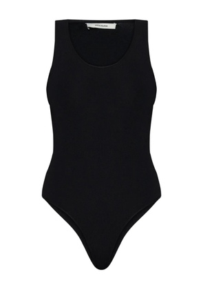 ENTIRE STUDIOS ribbed playsuit - Black