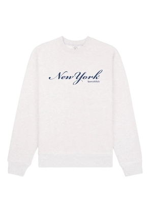 Sporty & Rich logo-print sweatshirt - Grey